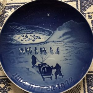 Bing & Grondahl Christmas In Greenland 1972 Plate